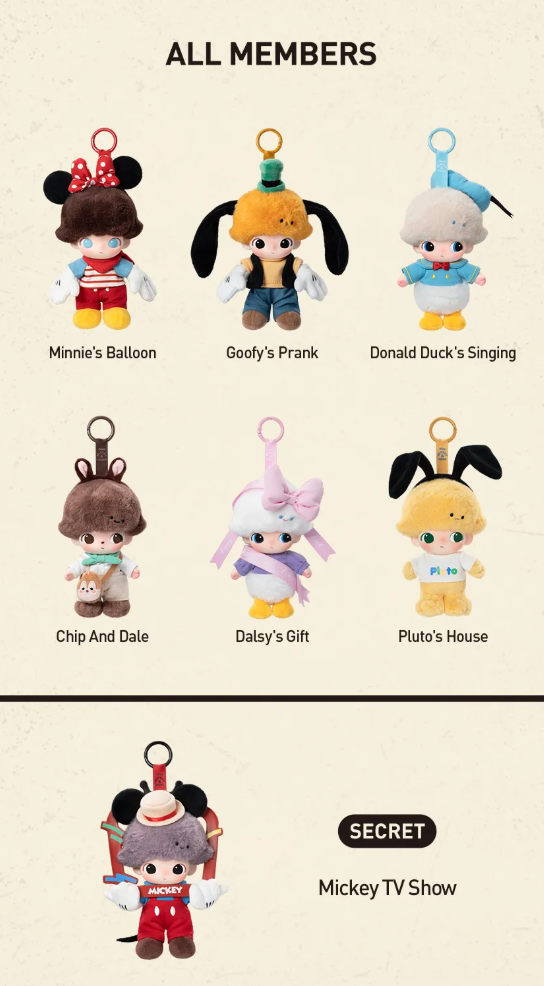 DIMOO WORLD x DISNEY Vinyl Plush Keychain - Image 3